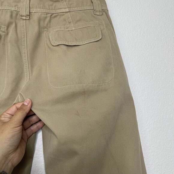 James Perse Pants Sz 27 Straight Tan 33" Cotton Utility Khaki Casual Minimalist - Picture 11 of 13